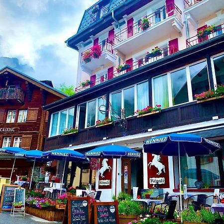 Weisses Roessli Hotell Leukerbad Exteriör bild