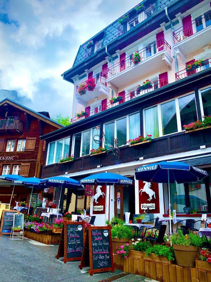 Weisses Roessli Hotell Leukerbad Exteriör bild