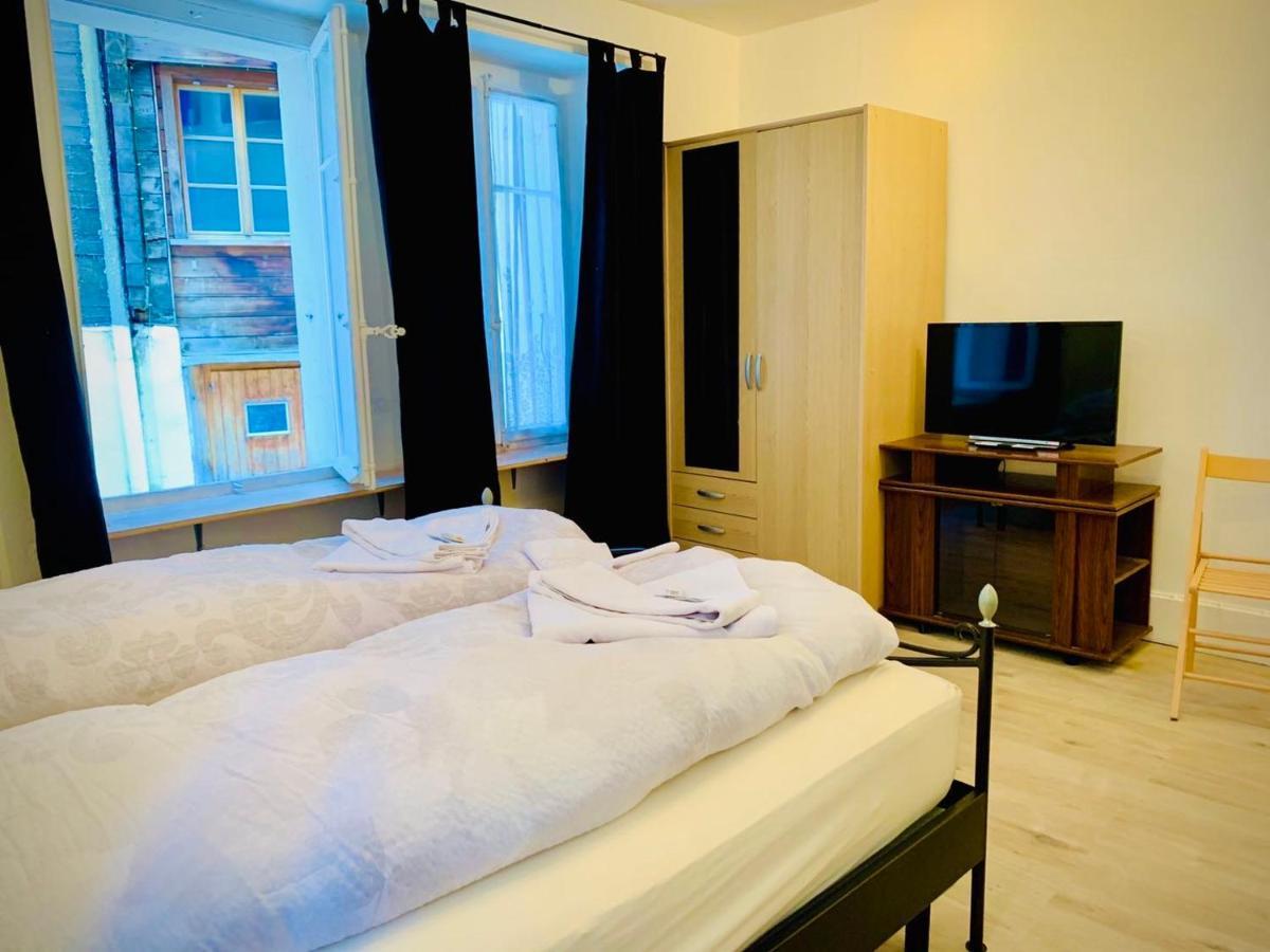 Weisses Roessli Hotell Leukerbad Exteriör bild