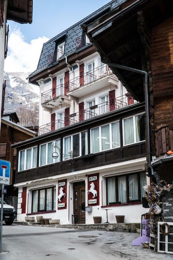 Weisses Roessli Hotell Leukerbad Exteriör bild